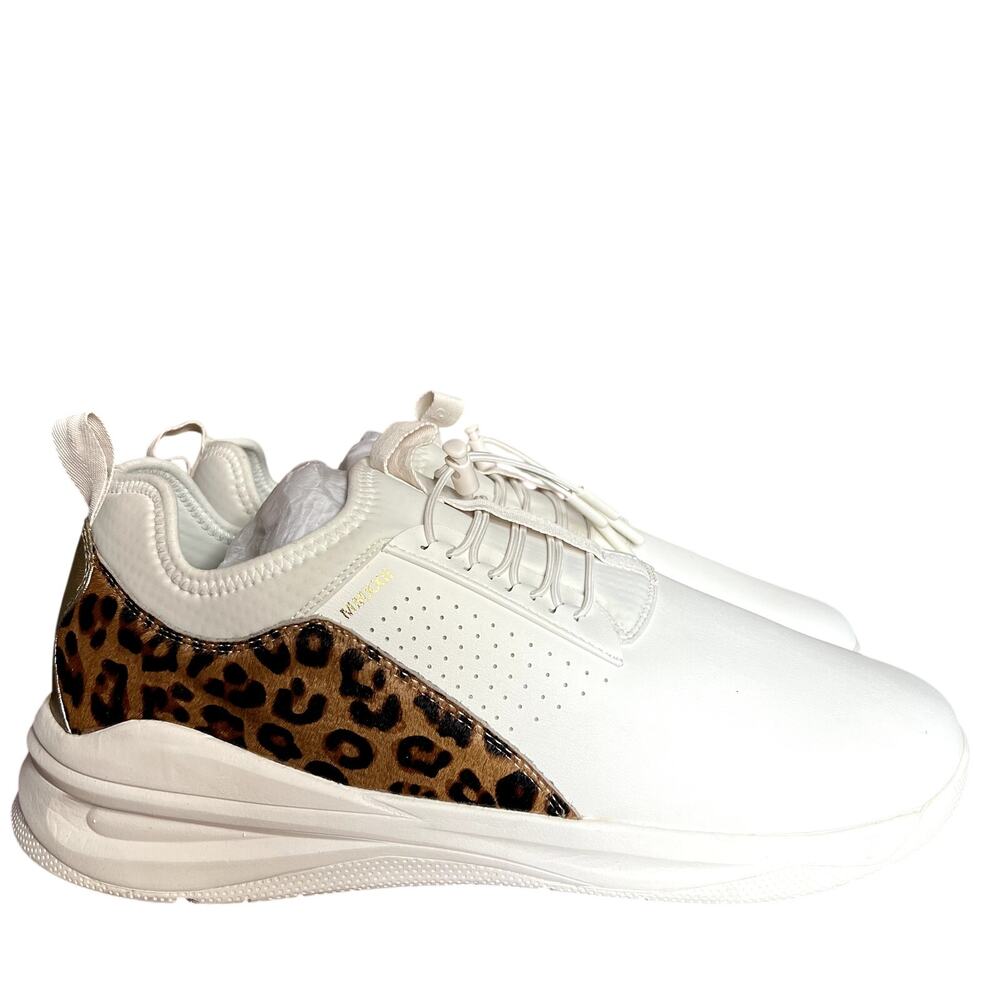 Clove Men's Classic Nursing Sneakers Size 13 White Leopard print - Picture 2 of 7